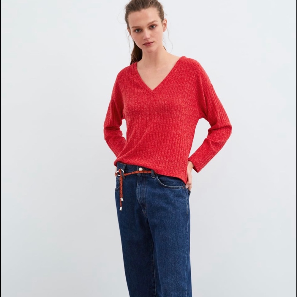ZARA textured top